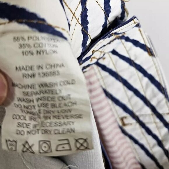 3rd & Army American Flag Multicolor Striped Board Surf Shorts Men's Size 34 - Picture 9 of 9